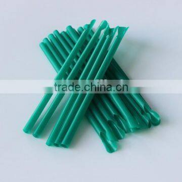 yiwu high quality plastic wholesale drinking straws with spoon/spoon straws