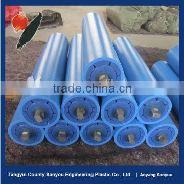 Anti-corrosion conveyor roller HDPE plastic trough roller