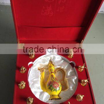 12 Zodiac Yellow Ceramic Wine Cups,artistic Ceramic Cup photo-5