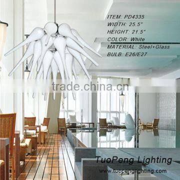 Modern Glass Flower Pendant Lamp for Home,house,hotel,hall,restaurant Decoration