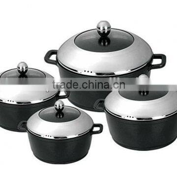 8 pcs Die-casting aluminum cookware set