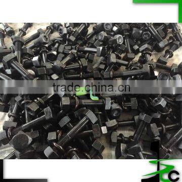 Square head fish bolts nuts washers