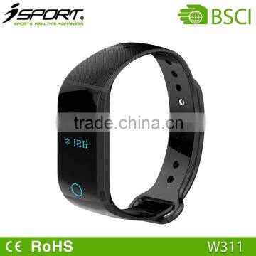 Bluetooth Bracelet With Optional Heart Rate Monitor Fitness Band W311