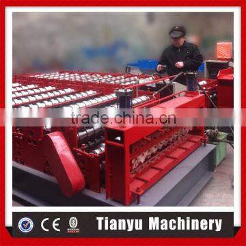 Aluminium Roof Panel Automatic Double Layer Roll Forming Machine photo-3