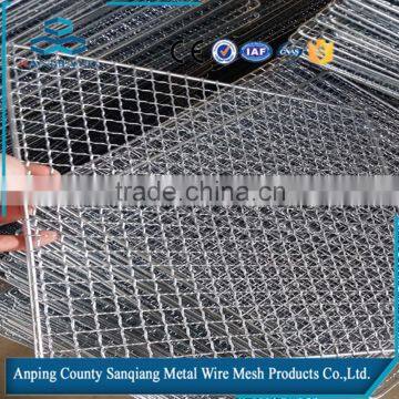 Crimped Barbecue Grill Netting/staimless barbecue grill wire mesh /cable wire netting mesh BBQ