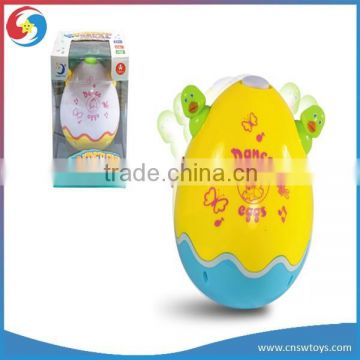 LS3404318 kids BO musical plastic dancing eggs tumbler toy