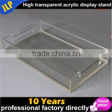 Multifunctional acrylic tray with two handles