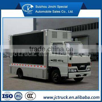 advertising truck for sale/Mini LED truck JMC 4X2 led lamp for truck