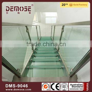 architectural staircases tempered glass for projects