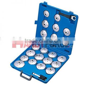 23PCS Aluminum Oil Filter Cap Wrench Set, Lubricating and Oil Filter Tool of Auto Repair Tools