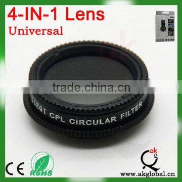 Universal Clip Camera Phone Lens Wide Angle Lens Marco Fisheye CPL Filter Lens for IPhone 6 Samsung Galaxy S3 S4 S5 S6 Note 4 photo-6