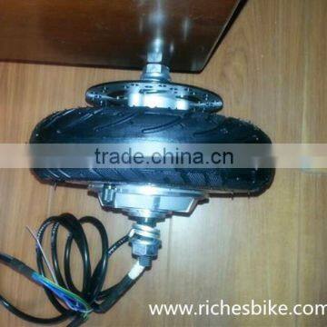 8 inch tubeless double shaft scooter motor wheelchair motor