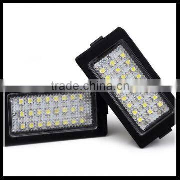 24 smd canbus auto rear light led license number plate light for bmw e38 tail license plate lamp bulb