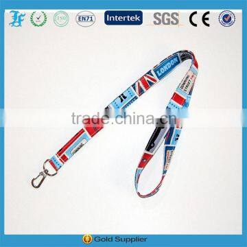 Custom heat transfer sublimation polyester lanyards