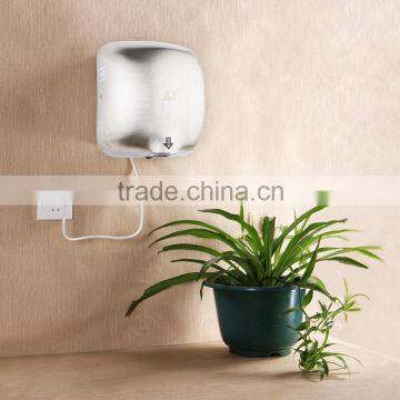 Wall Mounted Polished Stainless Steel Jet Hand Dryer photo-2
