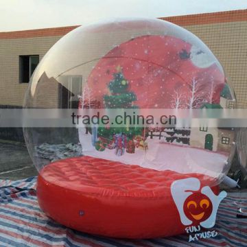 PVC Tarpaulin Clear Inflatable Snow Globe in Stock