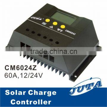 CM60 60A 12V/24V PWM Solar Charge Controller with LCD Display for Home System