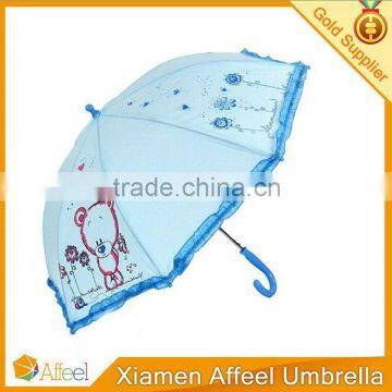 Long handled Children Cute Cartoon Umbrellas For Kids