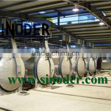 Provide Autoclaved Aerated aac block making machine with capacity up to 350000m3/year -- Sinoder Brand