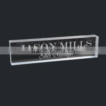 Acrylic Name Plate, Personalized Nameplate, office nameplate, business name plate