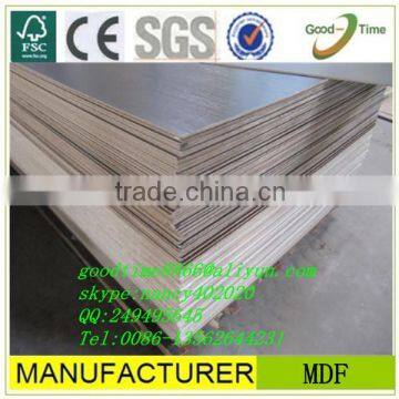 E1 grade 4mm black walnut melamine mdf