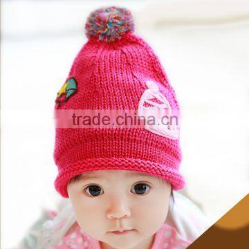 MZ3089 New Baby Kids Infant Winter watermelon kintted wam hats