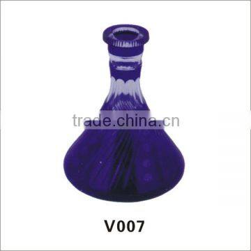 Hookah V007 purple glass vase