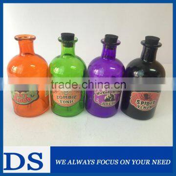 Beautiful sprayed color aroma glass bottle