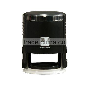 EPRESS Round Diameter 50mm Black and Red Factory High Quality Office use Custom Rubber Stamp