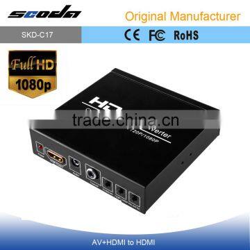 HD Video Converter CVBS HDMI to HDMI Converter with Audio Coaxial