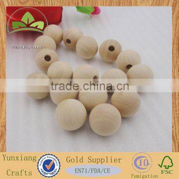 schima wood natural real wood beads 25mm wood ball beads