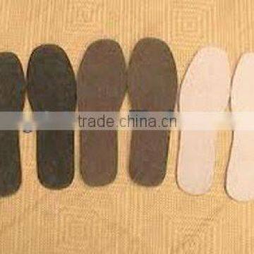 100% Wool Felt Insoles of Different Sizes