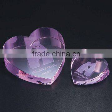 Elegant Pink Crystal Diamonds for Decoration & Gift & Paperweight