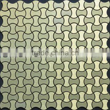 Atpalas 3D effect aluminum mosaic tiles for sale