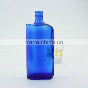 Unique shaped cobalt blue glass bottles 750ml 1000ml