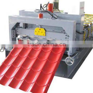 color steel glazed tile roll forming machine