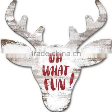 China Direct Manufacture Deer Head Wooden Hooks