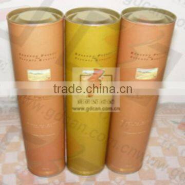 paper tube with tin lid