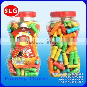 2.5g sweet cola bottle shape bubble gum