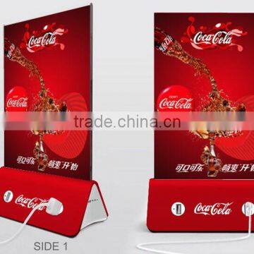 new christmas ideas menu style advertisement restaurant power bank with 13000mah