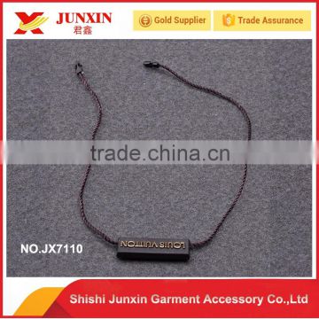 OEM clothing tag string with safety pin