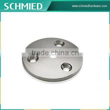 Stainless Steel Round Base Plate for Handrail fence post base cover