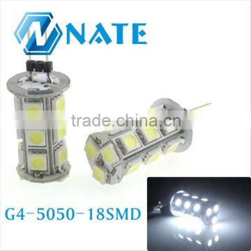 2014 whole sale Interior Lamp g4 5050smd 18SMD high power high quality car led