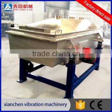 12 Months Warranty Hot Stainless Steel Salt Sugar Linear Type Vibration Screening Sieve