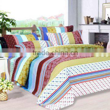 100% polyester pigment printing bedding set
