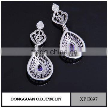 Fashion Imitation Jewellery/brass Earring Jewelry Hanging Stud Earrings photo-3