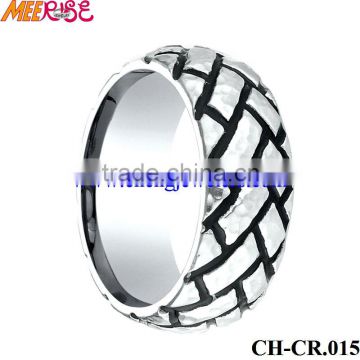 Beauty notch cobalt ring for women