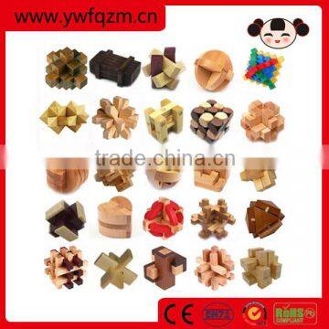 Chinese Traditional Wooden Burr Puzzle Toy