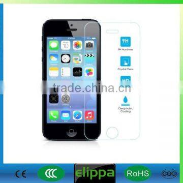 Factory Price 0.2mm 9h flat edge tempered glass film screen protector guard for iphone4 5