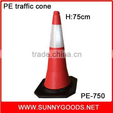 750mm PE orange trafic cones